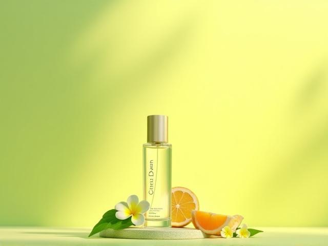 Citrus Dawn perfume oil rollerball, with bright, dewy citrus elements.